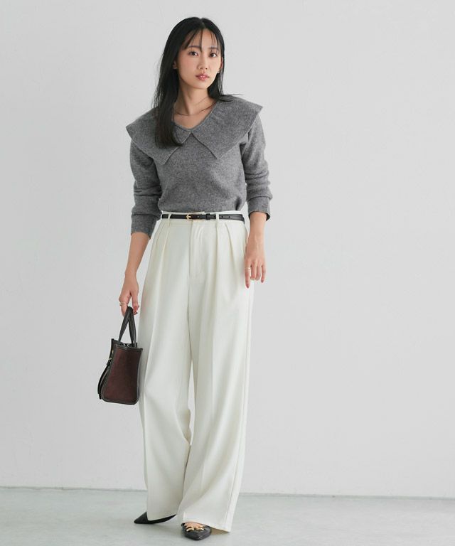 162cm / 杢グレー / M