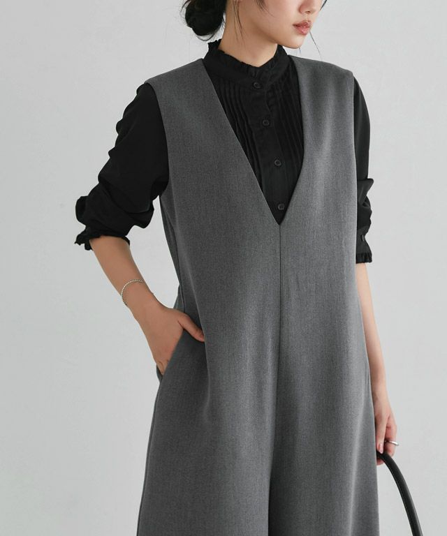 162cm / 杢チャコール / M