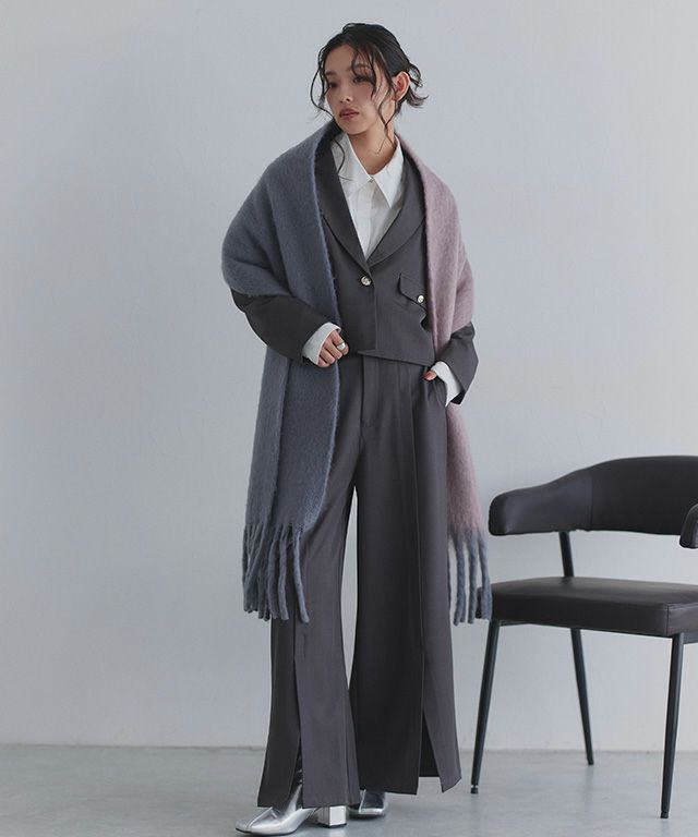 163cm / チャコール / M