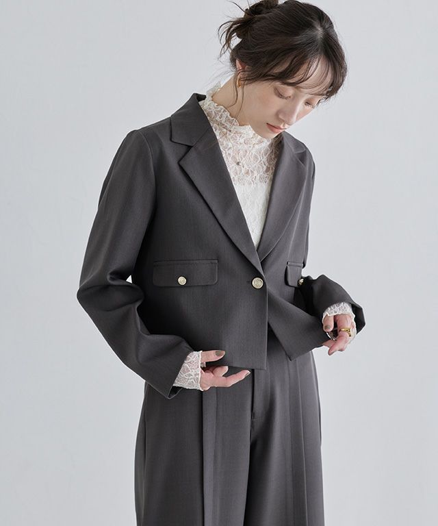 160cm / チャコール / M