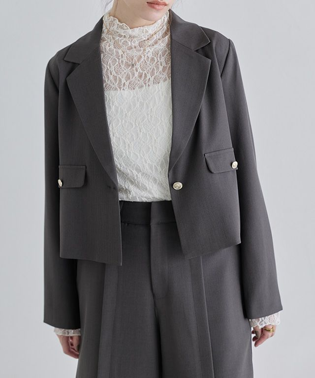 160cm / チャコール / M