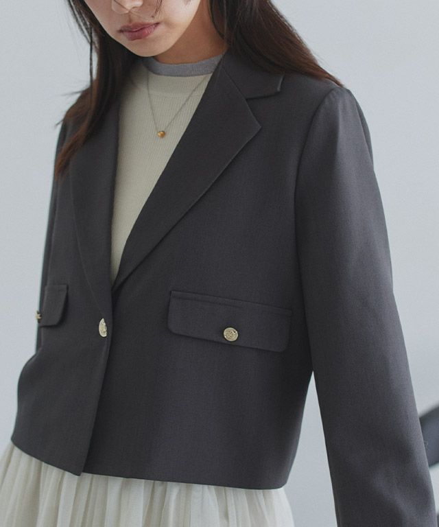 163cm / チャコール / M