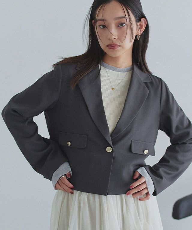 163cm / チャコール / M