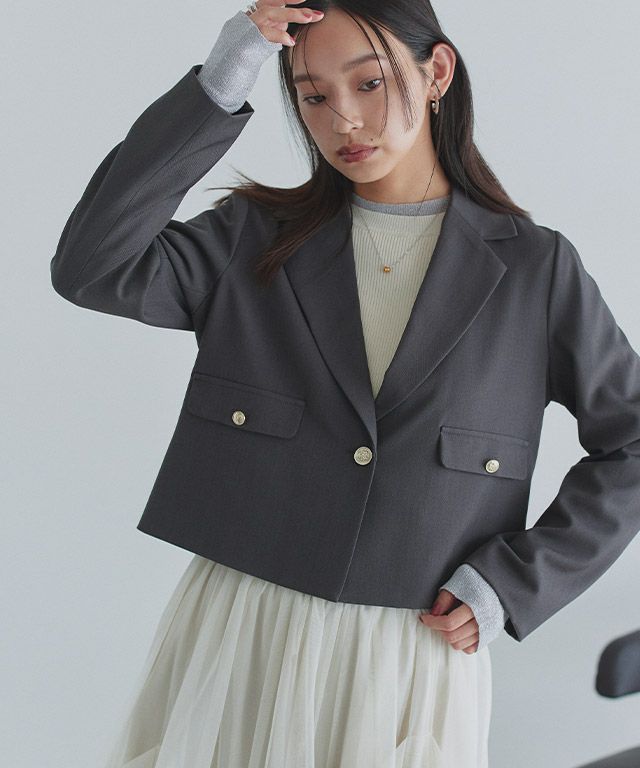 163cm / チャコール / M