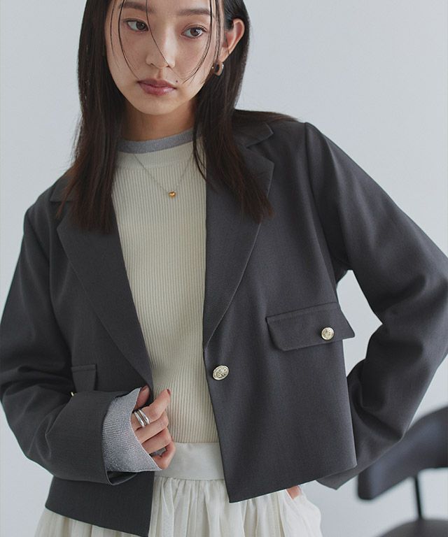 163cm / チャコール / M