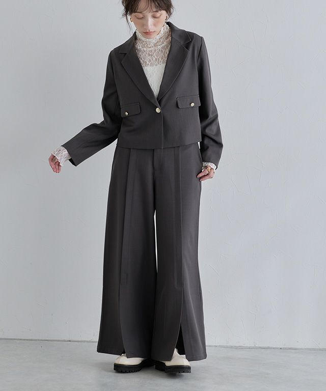 160cm / チャコール / M