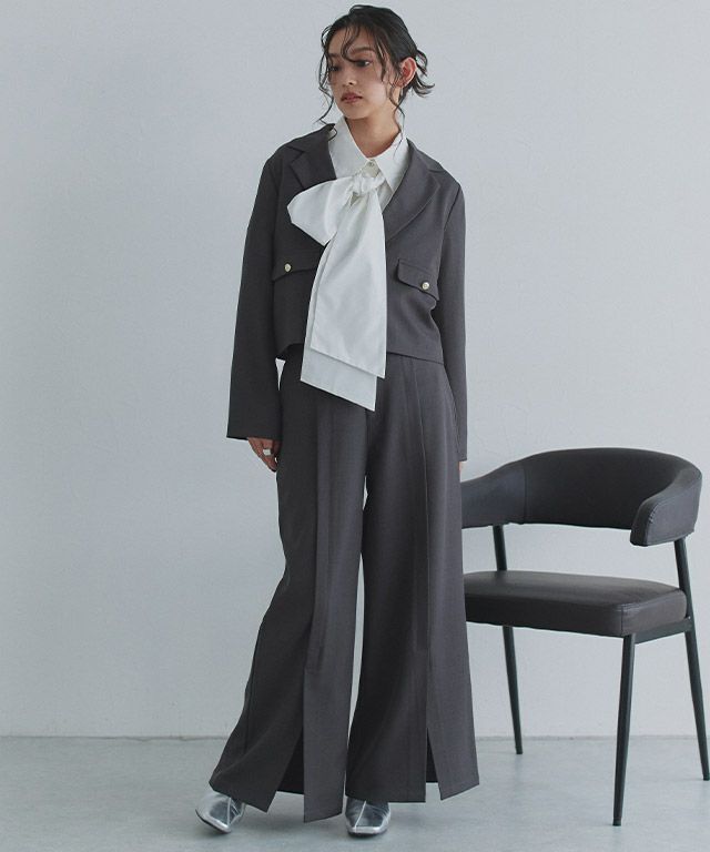 163cm / チャコール / M