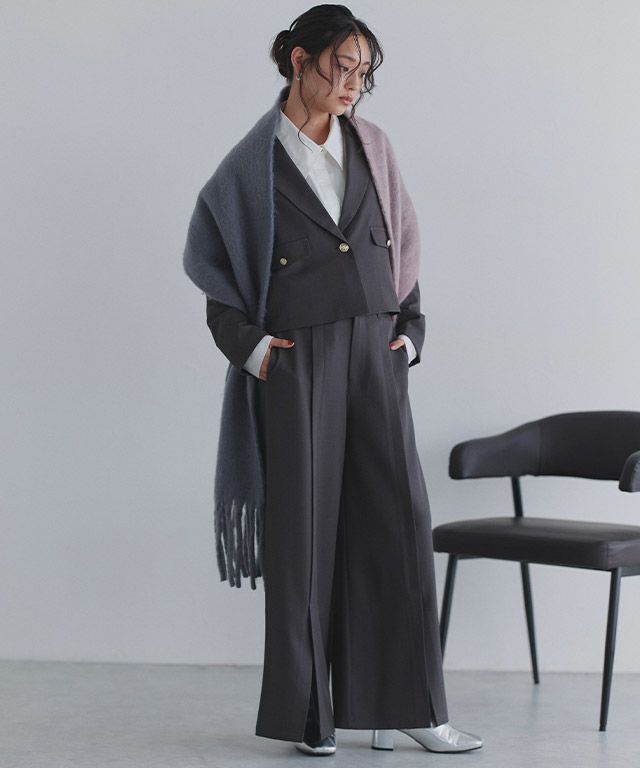 163cm / チャコール / M