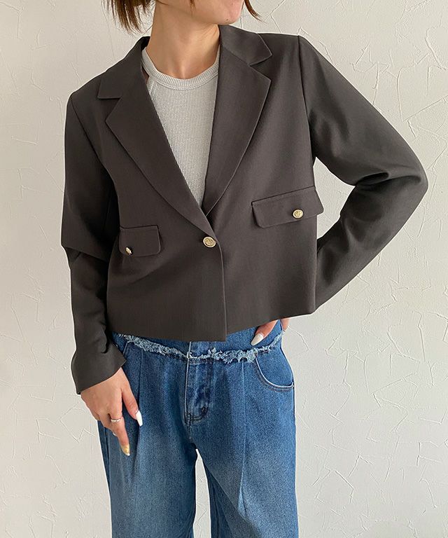 160cm / チャコール / M