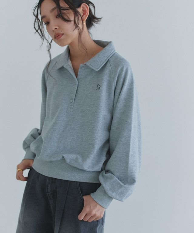 163cm / 杢グレー / M