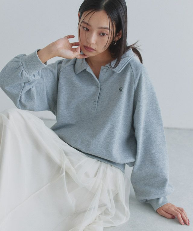 163cm / 杢グレー / M