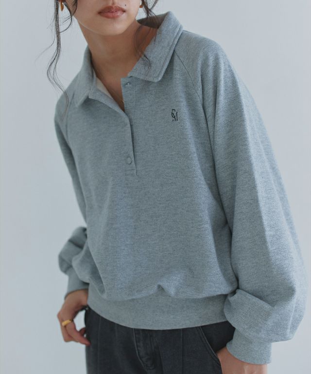 163cm / 杢グレー / M