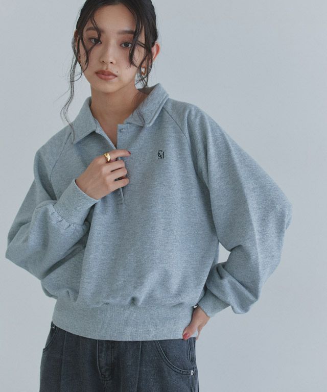 163cm / 杢グレー / M