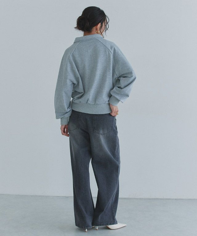 163cm / 杢グレー / M