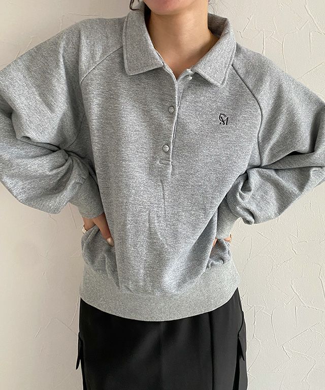 158cm / 杢グレー / M