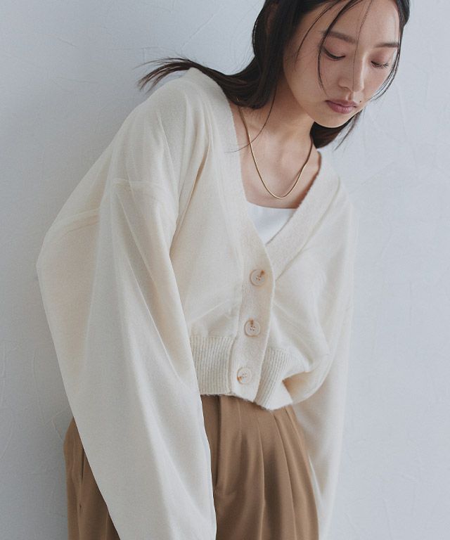 163cm / アイボリー×アイボリー / M