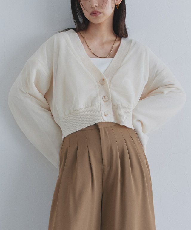 163cm / アイボリー×アイボリー / M