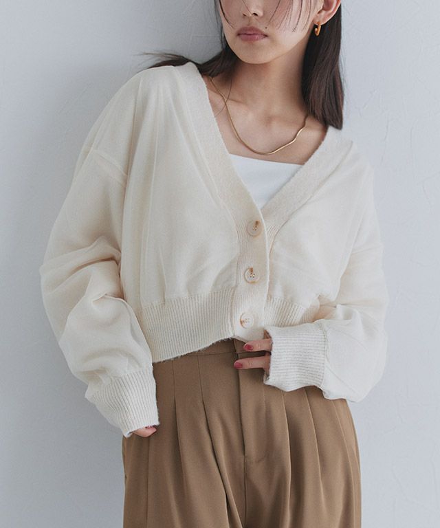 163cm / アイボリー×アイボリー / M