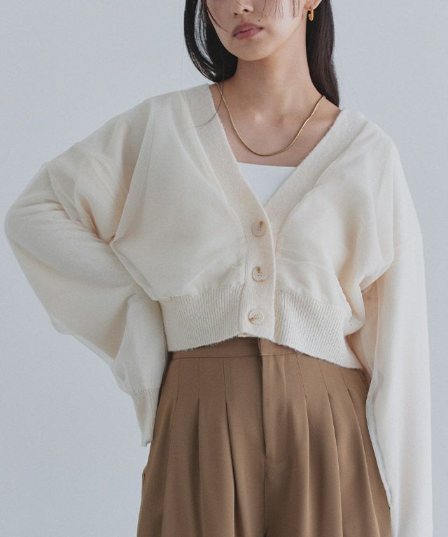 163cm / アイボリー×アイボリー / M