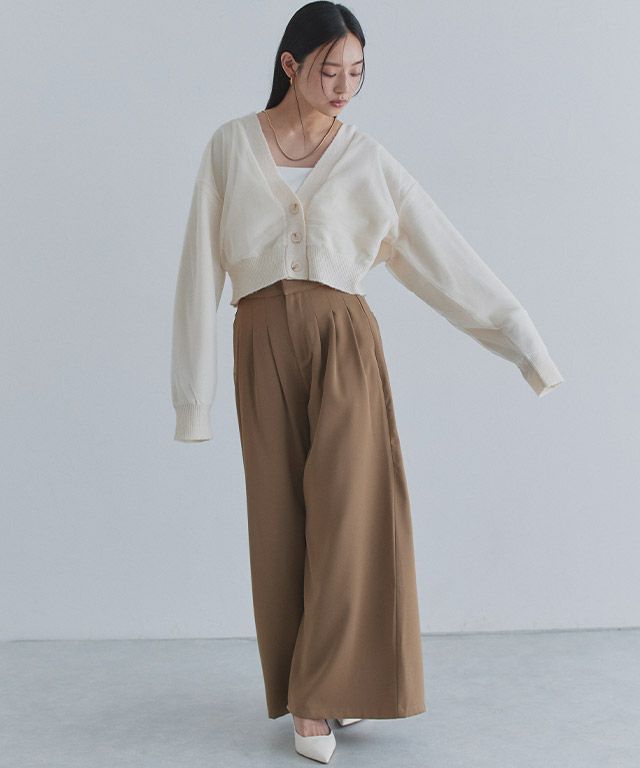 163cm / アイボリー×アイボリー / M