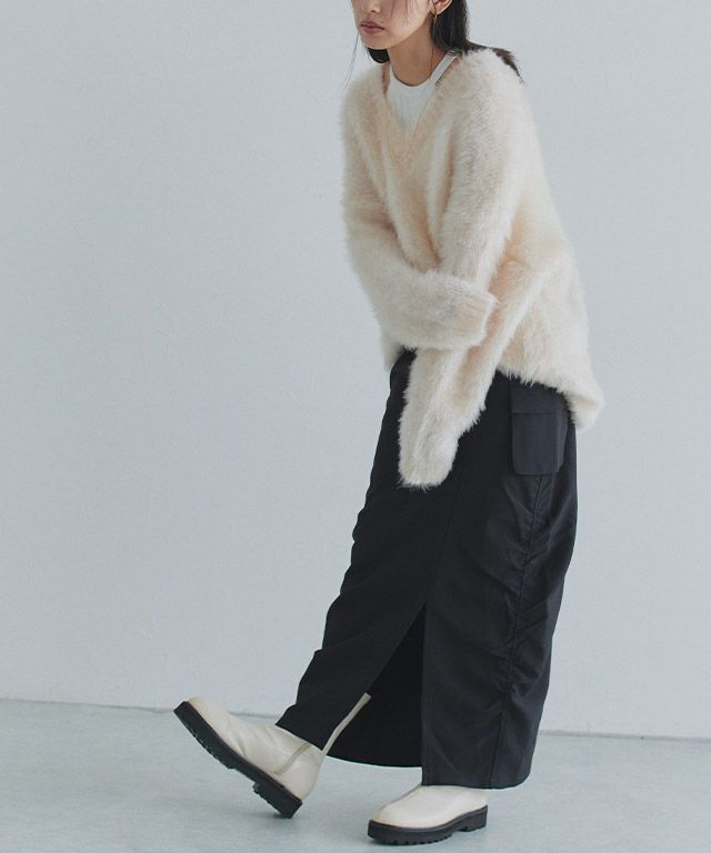 163cm / アイボリー / M