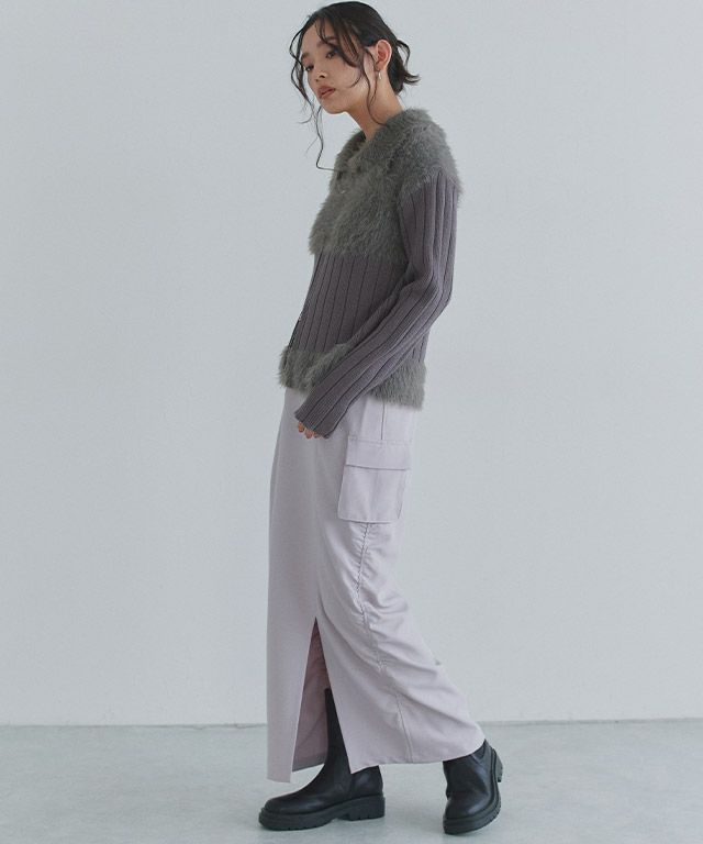 163cm / チャコール / M