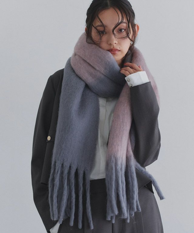 163cm / ピンク×グレー / M