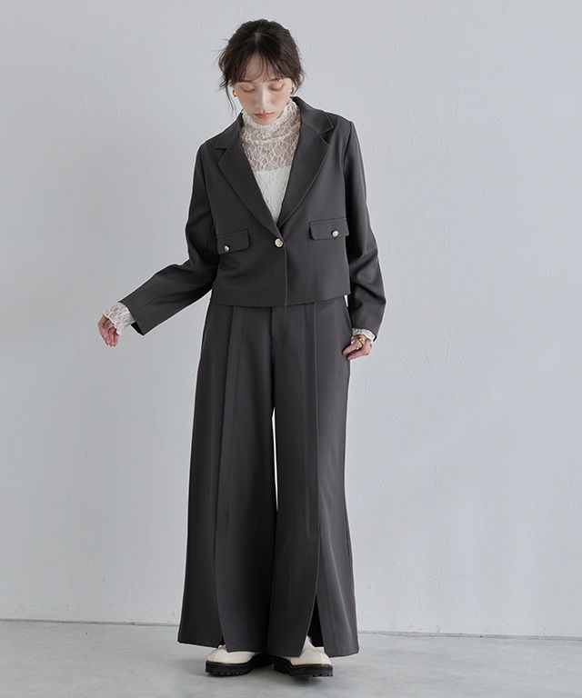 160cm / チャコール / M