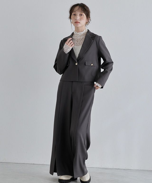 160cm / チャコール / M