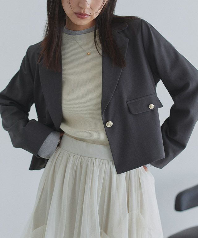 163cm / チャコール / M