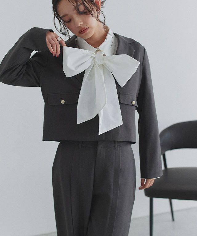 163cm / チャコール / M