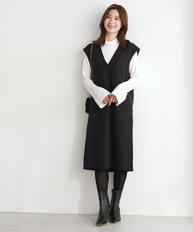 163cm / 杢ダークチャコール / M