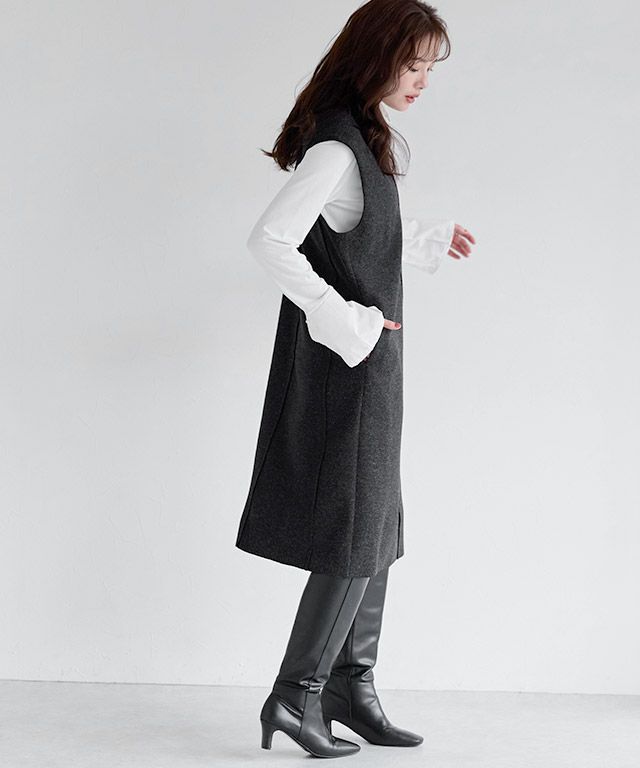 167cm / 杢ダークチャコール / M