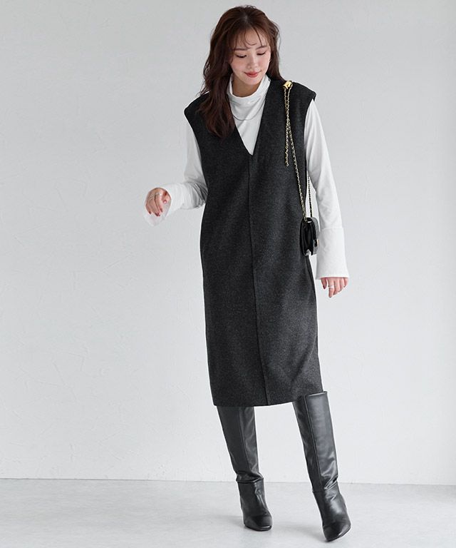 167cm / 杢ダークチャコール / M