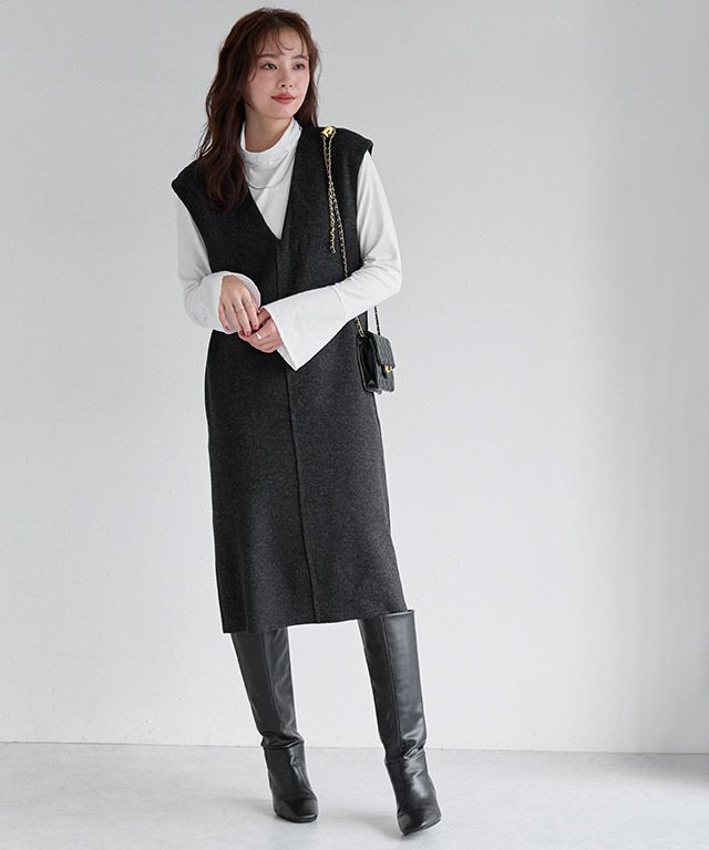 167cm / 杢ダークチャコール / M