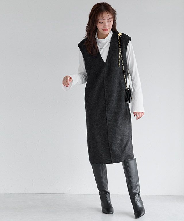 167cm / 杢ダークチャコール / M