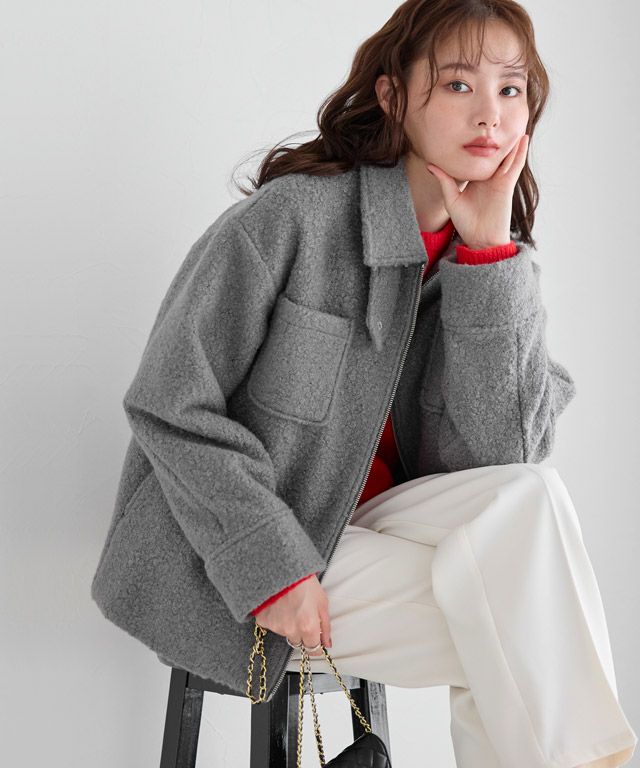 167cm / チャコール / M