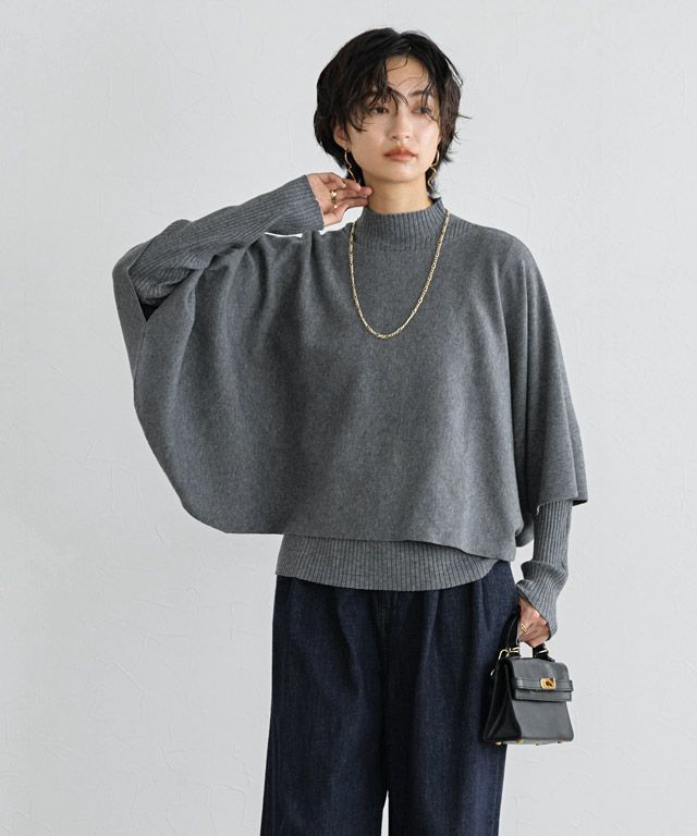 166cm / 杢グレー / M