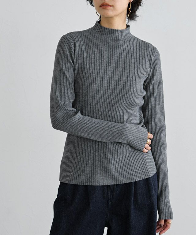 166cm / 杢グレー / M