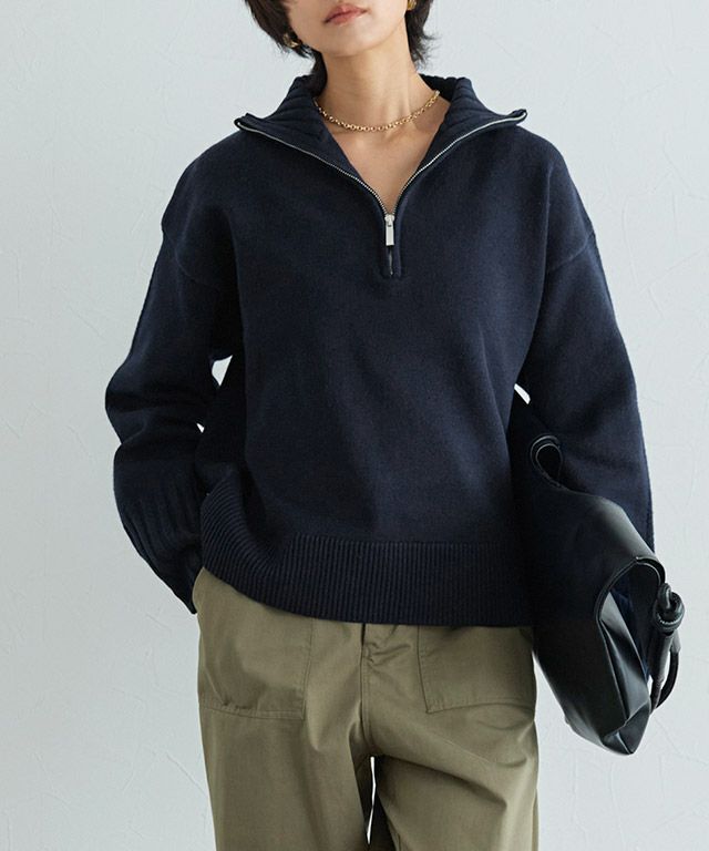 [RASW]ジップボックスニット