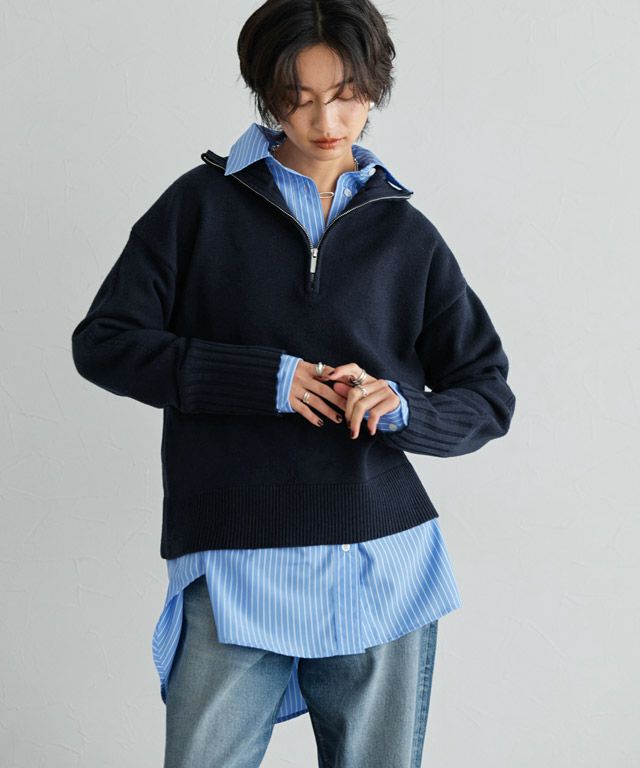 166cm / ダークネイビー / M