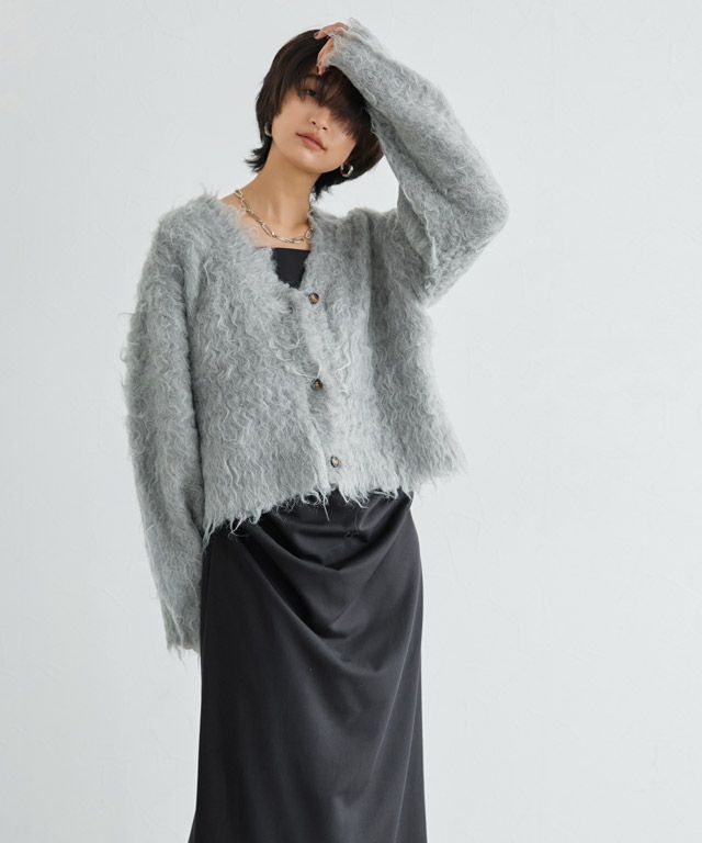 166cm / グレー×ブラック / M