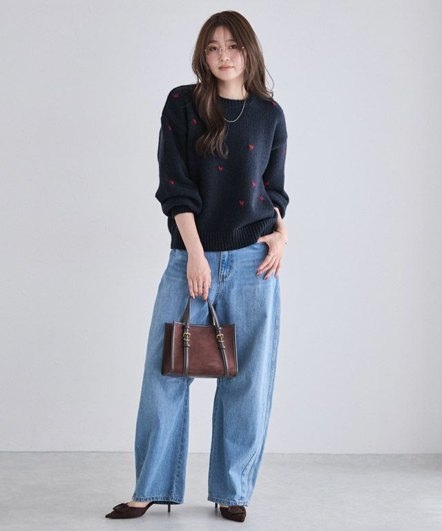 166cm / ネイビー×レッド / M