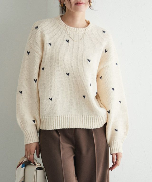 166cm / アイボリー×ブラック / M