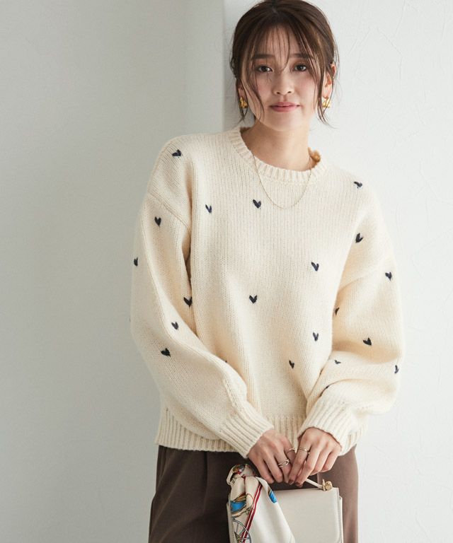 166cm / アイボリー×ブラック / M