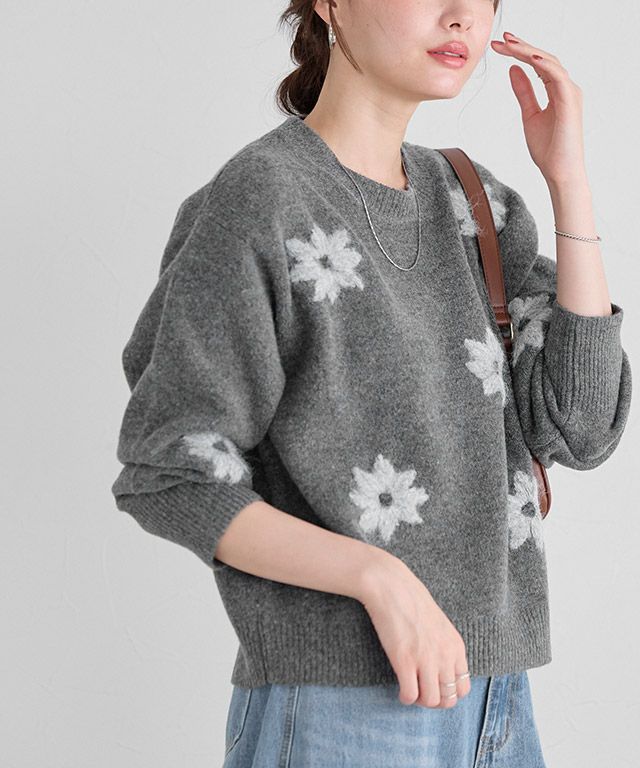 167cm / 杢チャコール×グレー / M