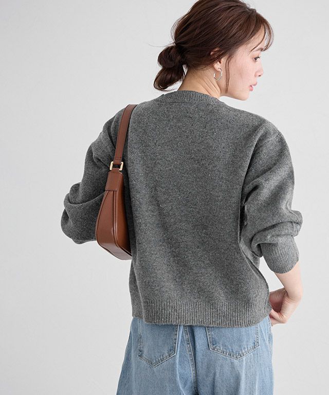 167cm / 杢チャコール×グレー / M