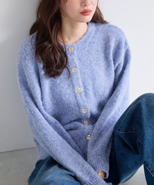 167cm / 杢ブルーミックス / M