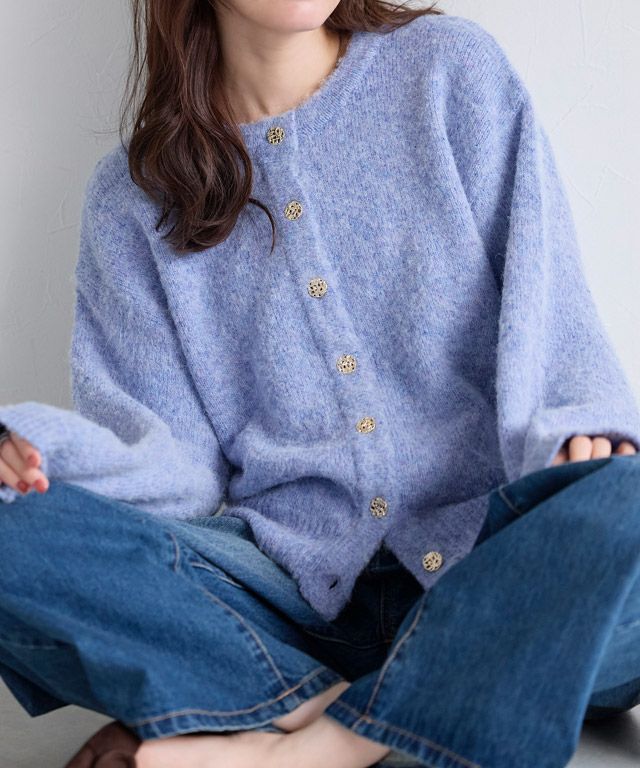 167cm / 杢ブルーミックス / M