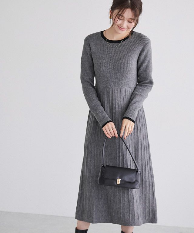 166cm / 杢グレー×ブラック / M